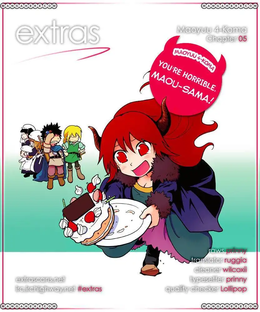 Maoyuu 4-Koma: You're Horrible, Maou-sama! Chapter 5 1